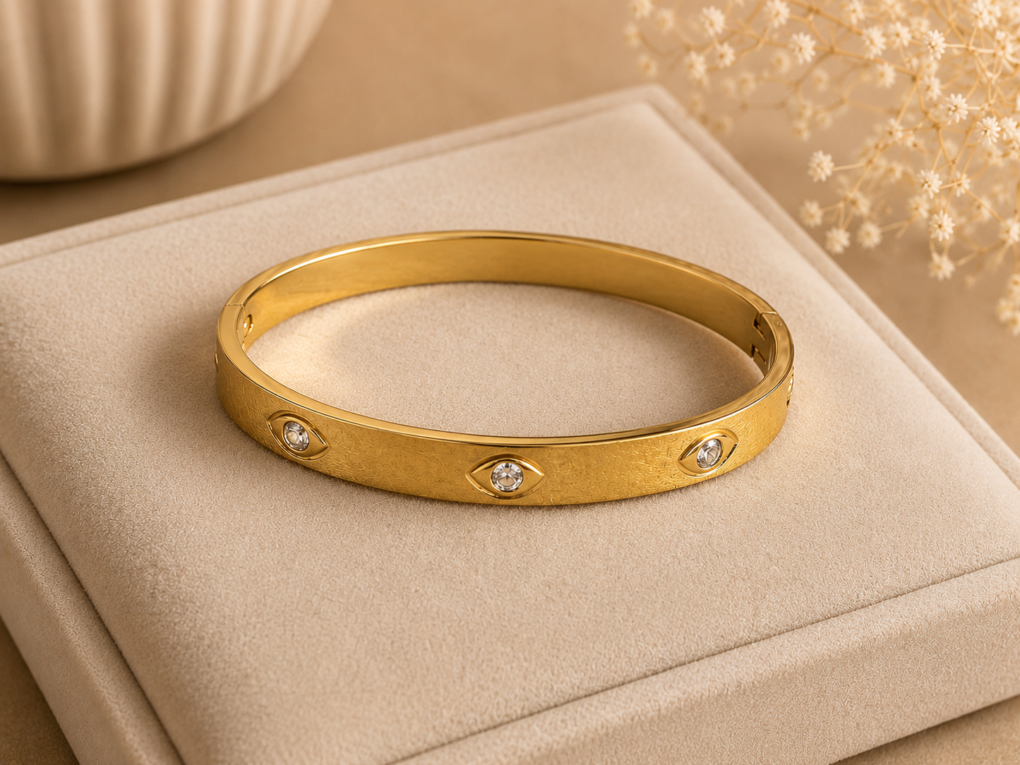 Evil eye bangle