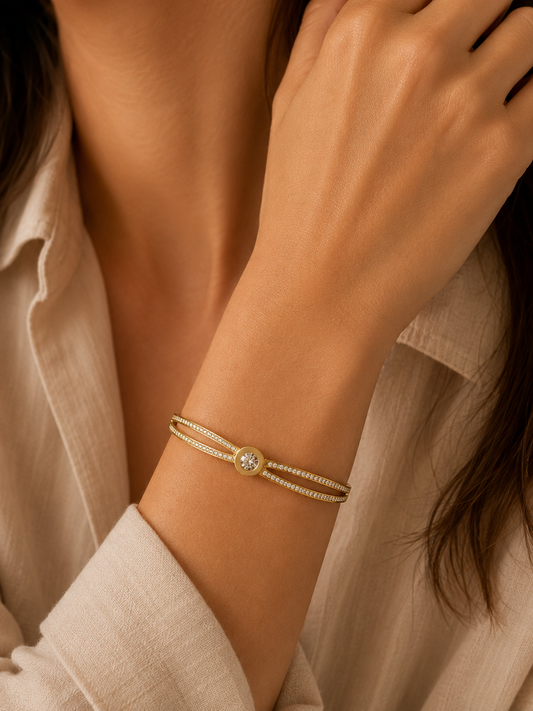 Infinity Roman Bangle
